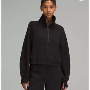 Lululemon Scuba Funnel Half Zip Collar